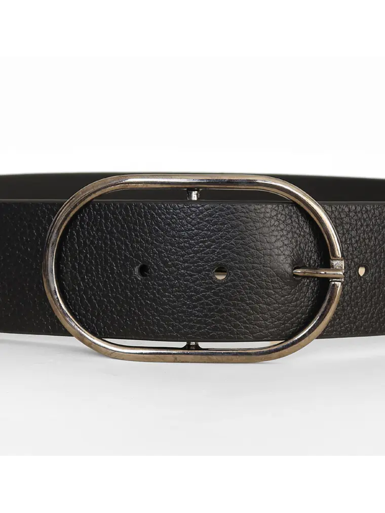 Luxe CINTURÓN CHIC M - NEGRO/PLATA 2