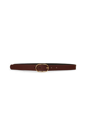 CINTURÓN CHIC S - GUINDA/ORO Luxe