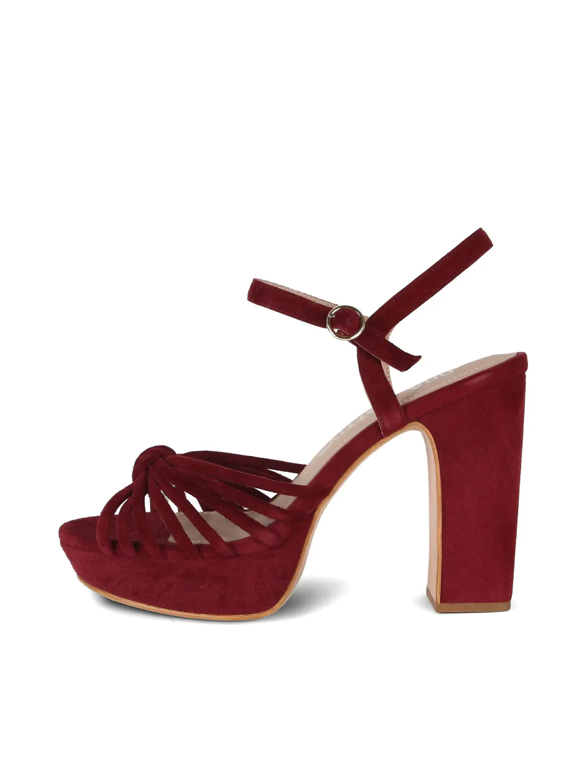 Premium SANDALINA LENA - GUINDA 1