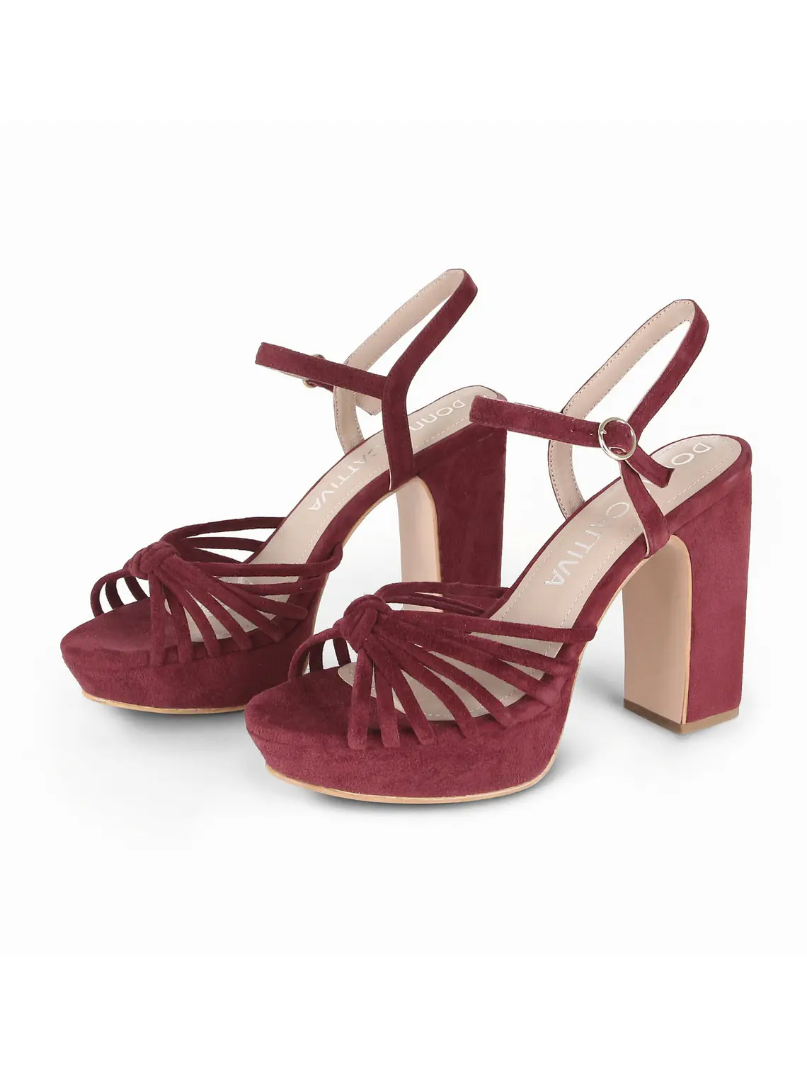 Premium SANDALINA LENA - GUINDA 3