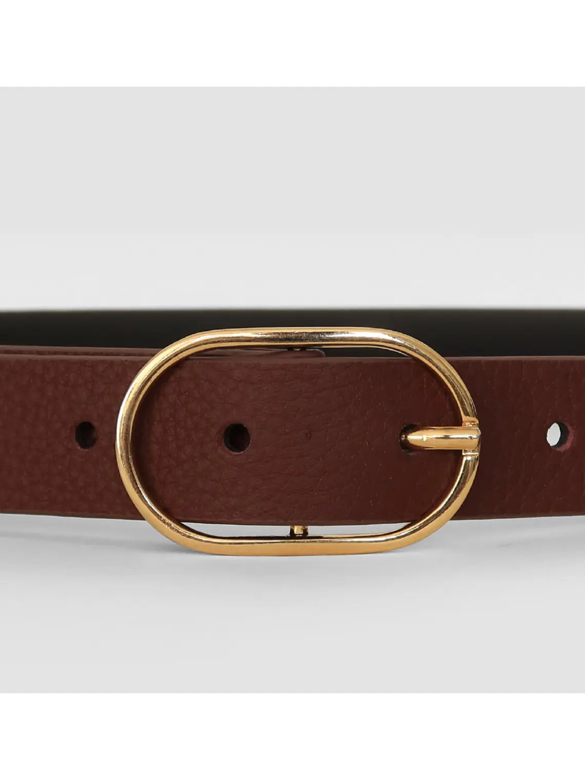 CINTURÓN CHIC S - GUINDA/ORO Luxe 2