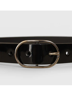 Classic CINTURÓN CHIC S - NEGRO CHAROL