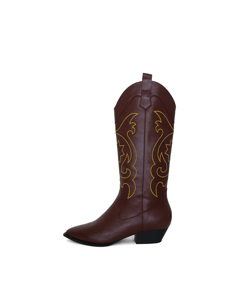 BOTA CANDELA - GUINDA Design 1