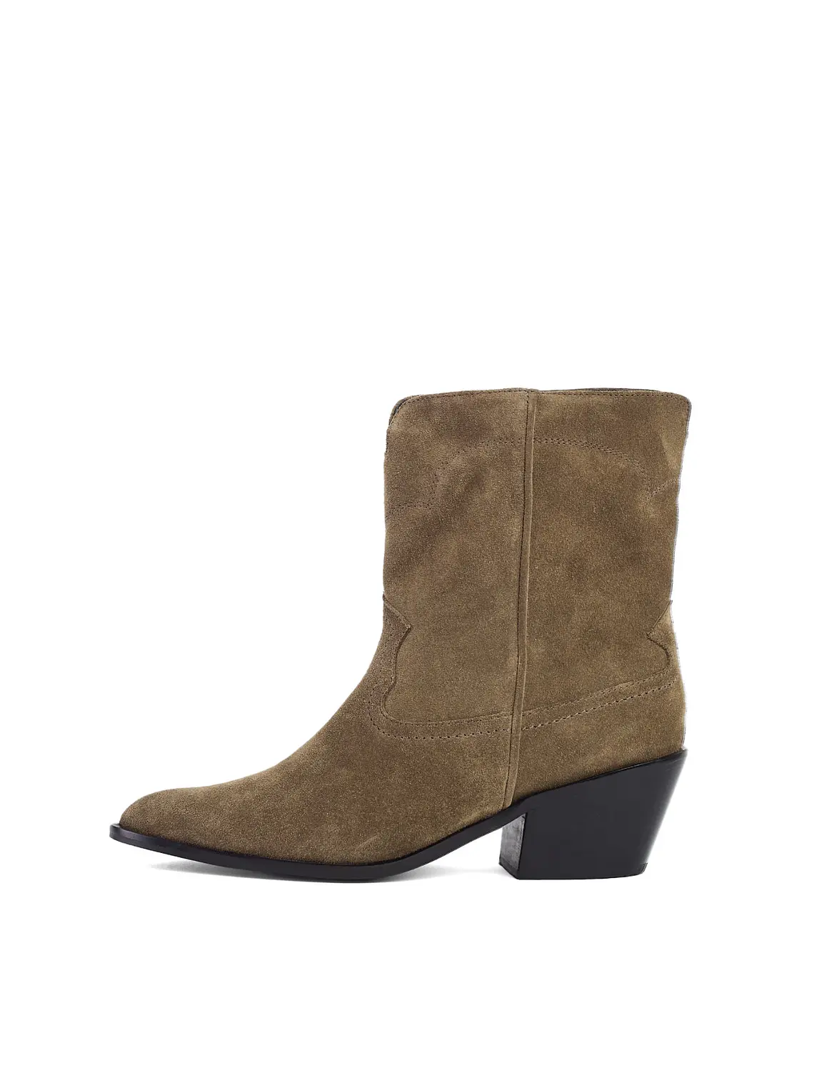Elite BOTÍN ALINA - TAUPE GAMUZA 1