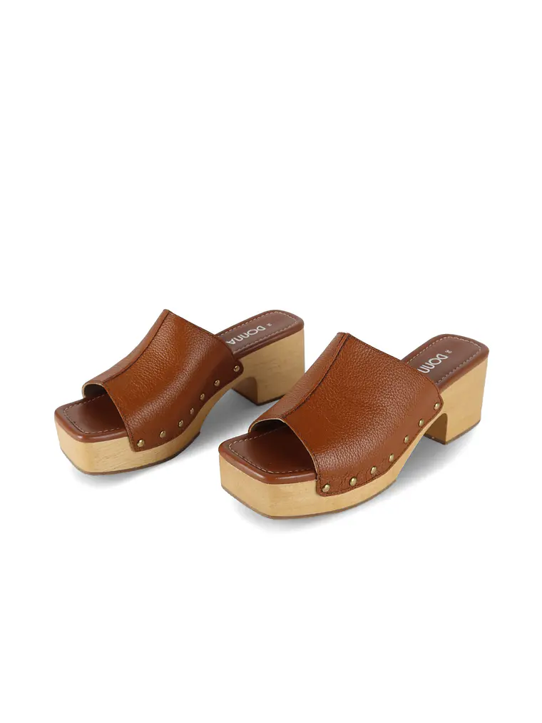 Modern SANDALIA MARE - CAMEL 2