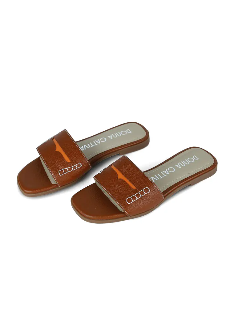 Pure SANDALIA ANTIFAZ - CAMEL 3