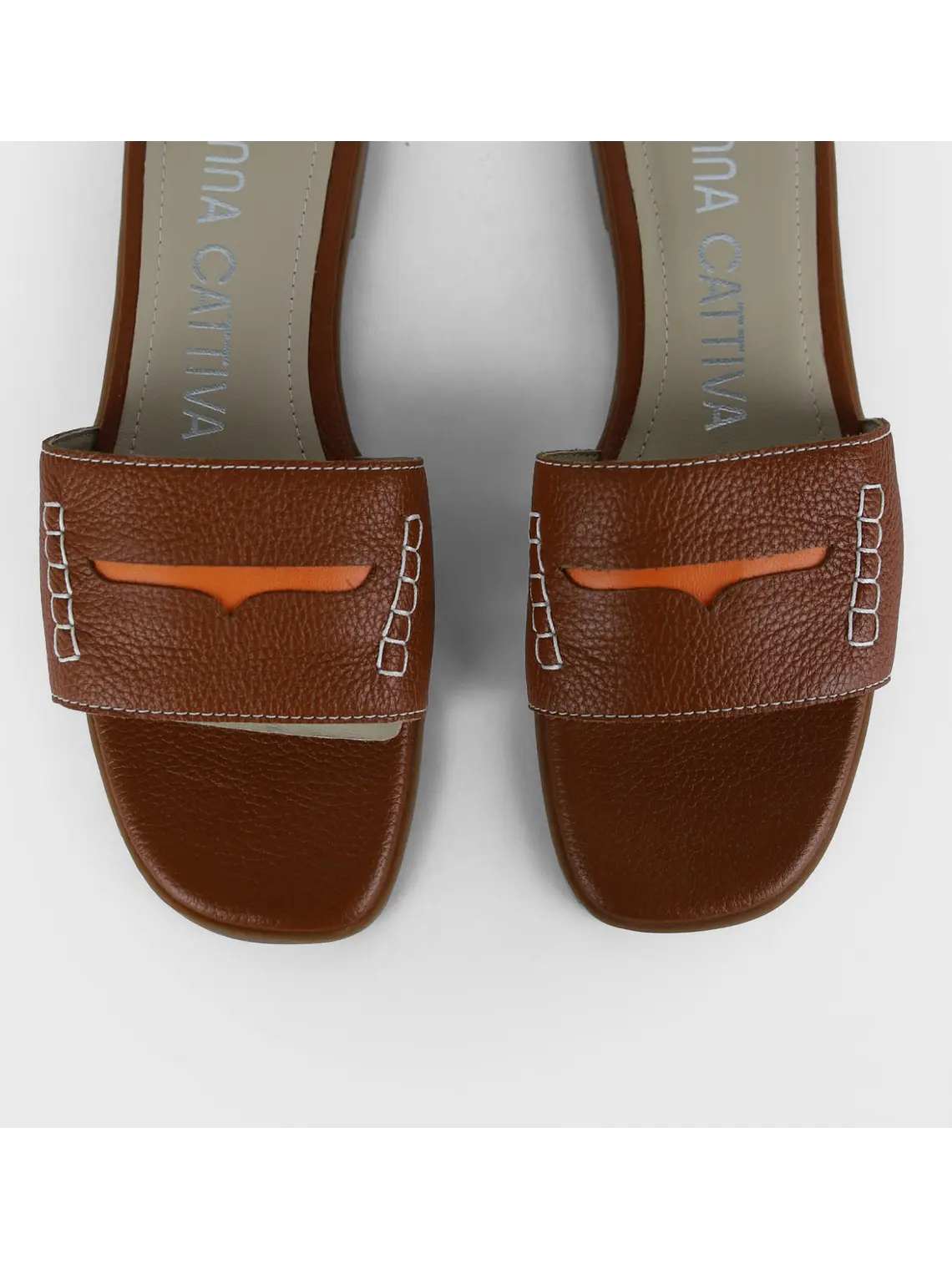 Pure SANDALIA ANTIFAZ - CAMEL 5