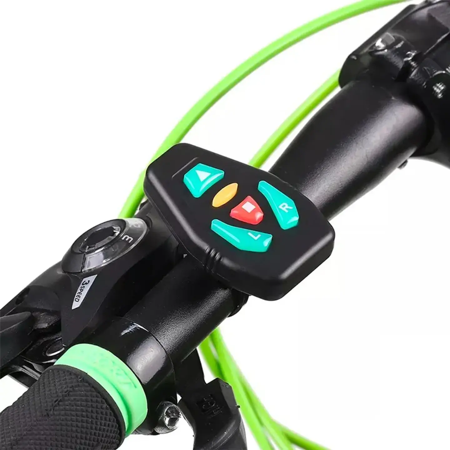 CHALECO REFLECTANTE CON SEÑALIZADOR LED PARA BICICLETA 4
