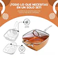 Olla De Cobre Multiuso Antiadherente Cesta Freír Cerámica con accesorios - Miniatura 7