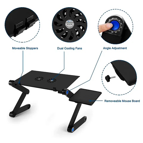 MESA  PORTATIL  PARA  NOTEBOOK AJUSTABLE