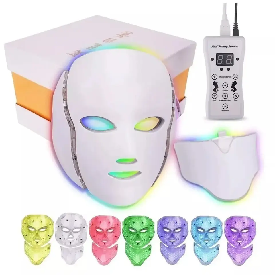 Mascara Led ccuello 7 Colores trata el acne lineas de expresiòn manchasantiarrugas y mas 6