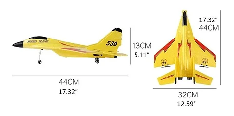 Avión Combate RC ZY-530PRO con Control Remoto