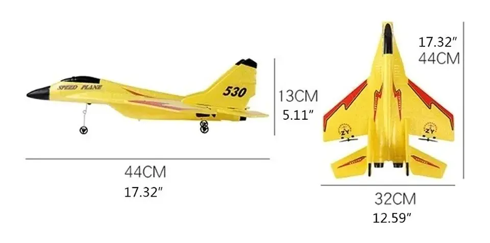 Avión Combate RC ZY-530PRO con Control Remoto 2