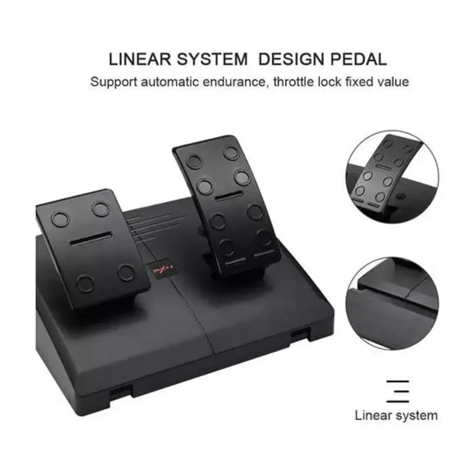 VOLANTE CON PEDALES PARA SIMULACION PC PS3 PS4 X-SERIES XLS SWITCH 6