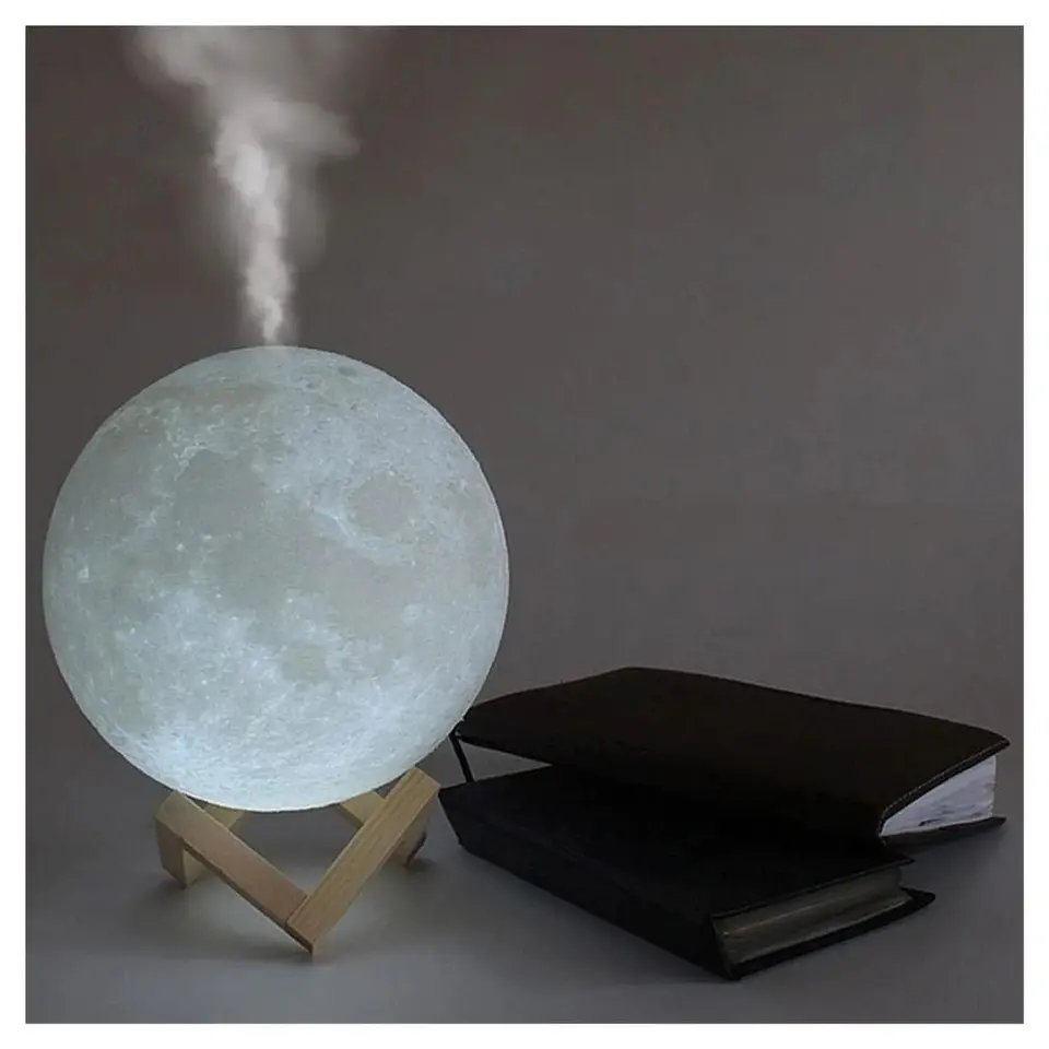 LAMPARA HUMIFICADORA CON FORMA DE LUNA  3D 2