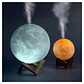 LAMPARA HUMIFICADORA CON FORMA DE LUNA  3D - Miniatura 3