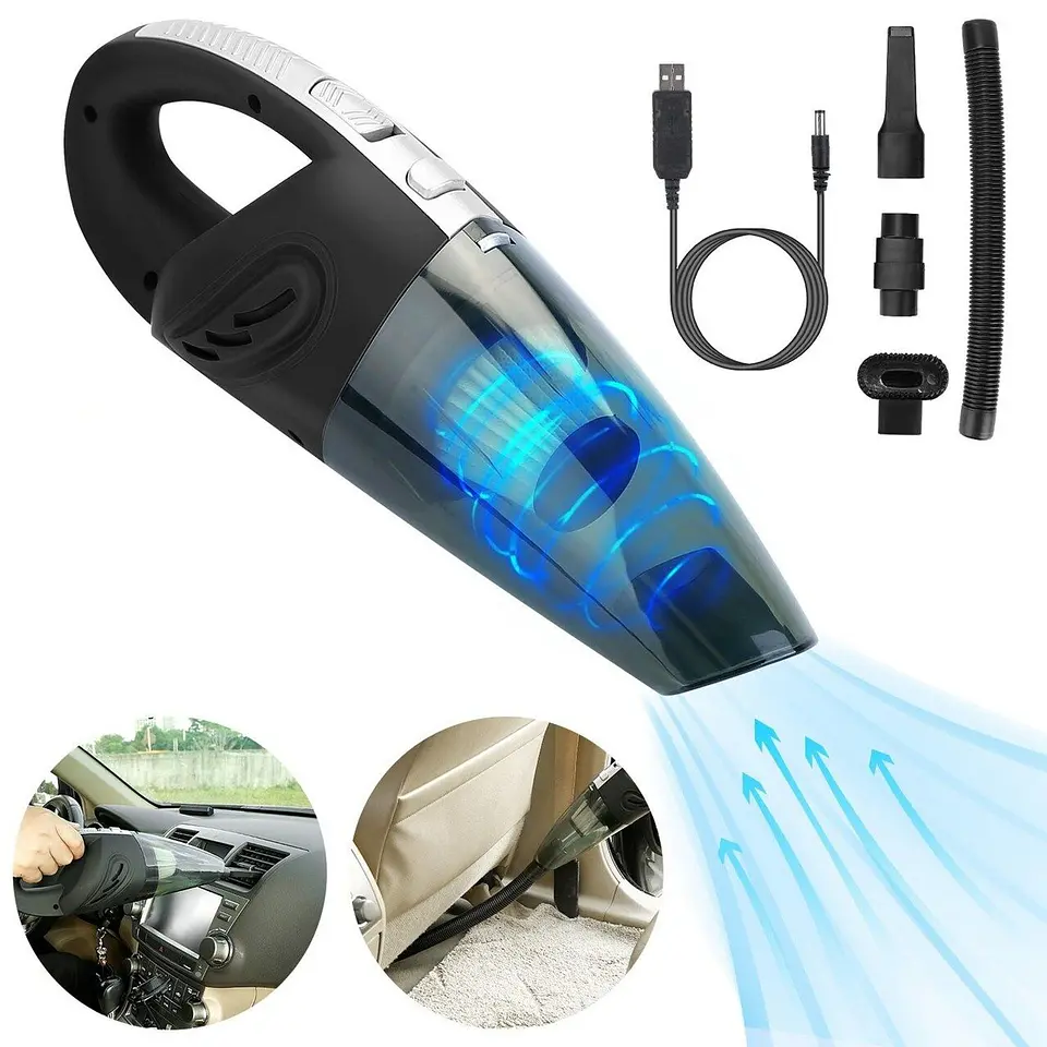 Aspiradora de Mano Inalámbrica para Auto y Hogar 120W 6