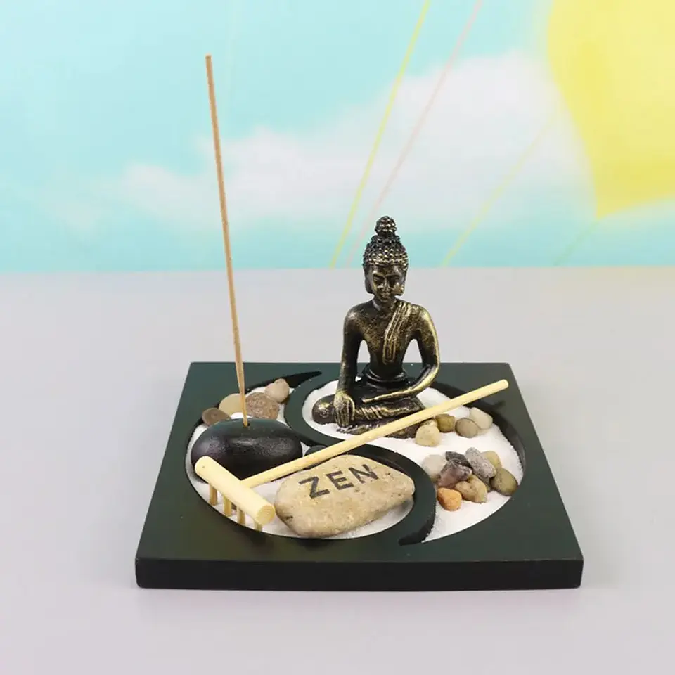 Set Decorativo Zen con Estatua de Buda 4