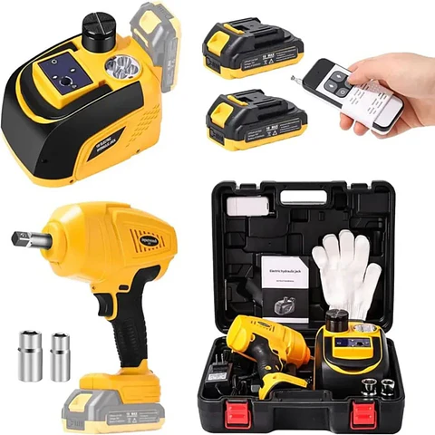 Kit  Automotriz  Gato Hidráulico Llave de Impacto