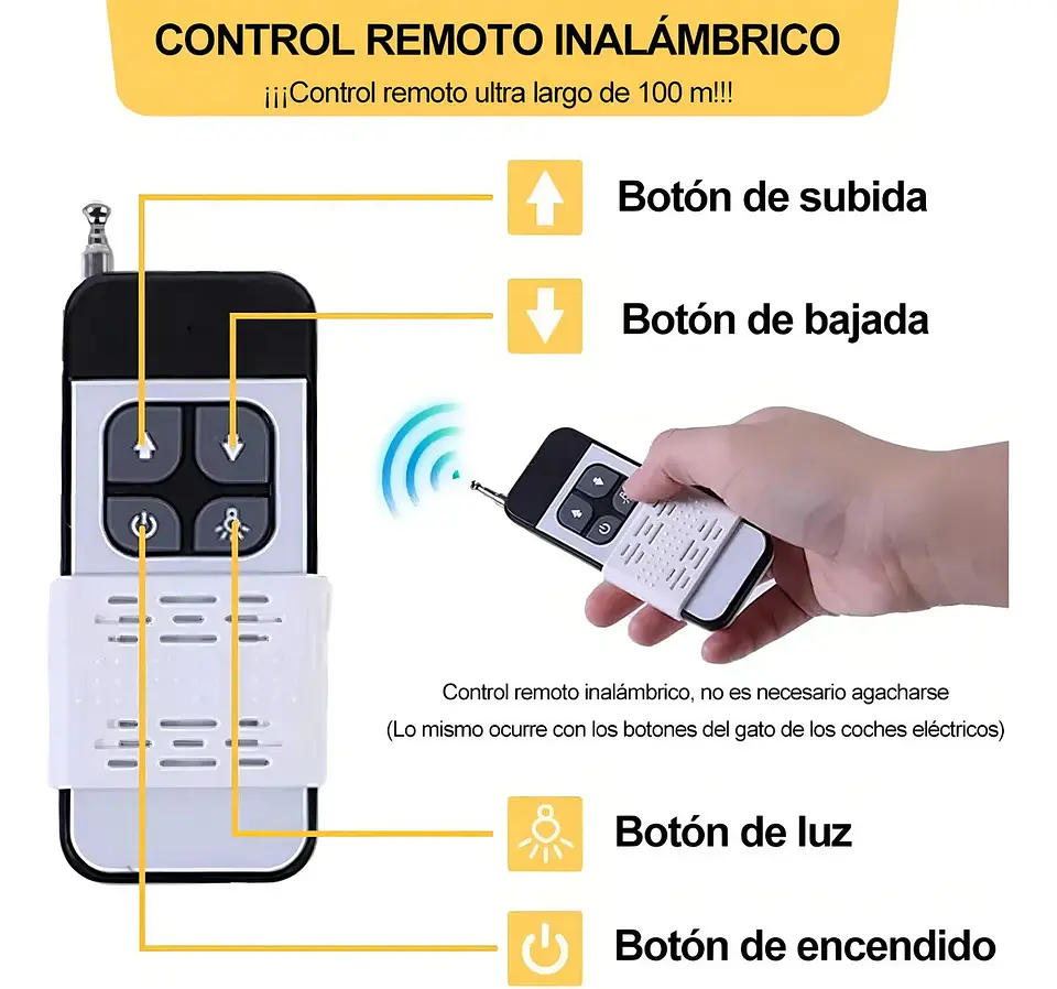 Kit  Automotriz  Gato Hidráulico Llave de Impacto 4
