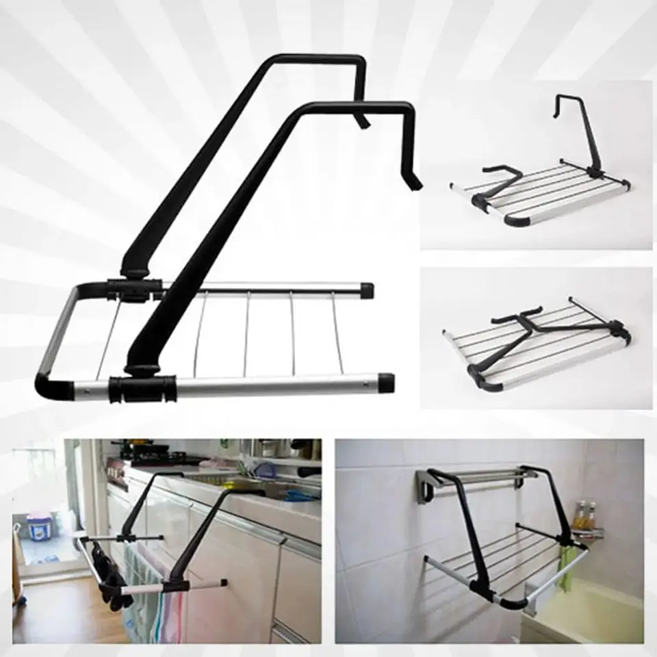 TENDEDERO PLEGABLE DE ACERO INOXIDABLE PARA BALCON 3