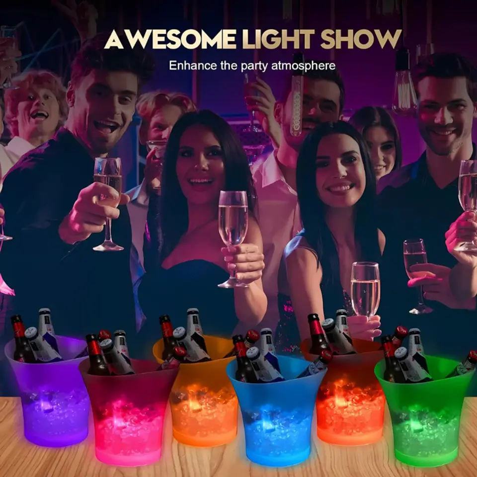 HIELERA PARLANTE BLUETOOTH 7 LITROS MULTICOLOR 7