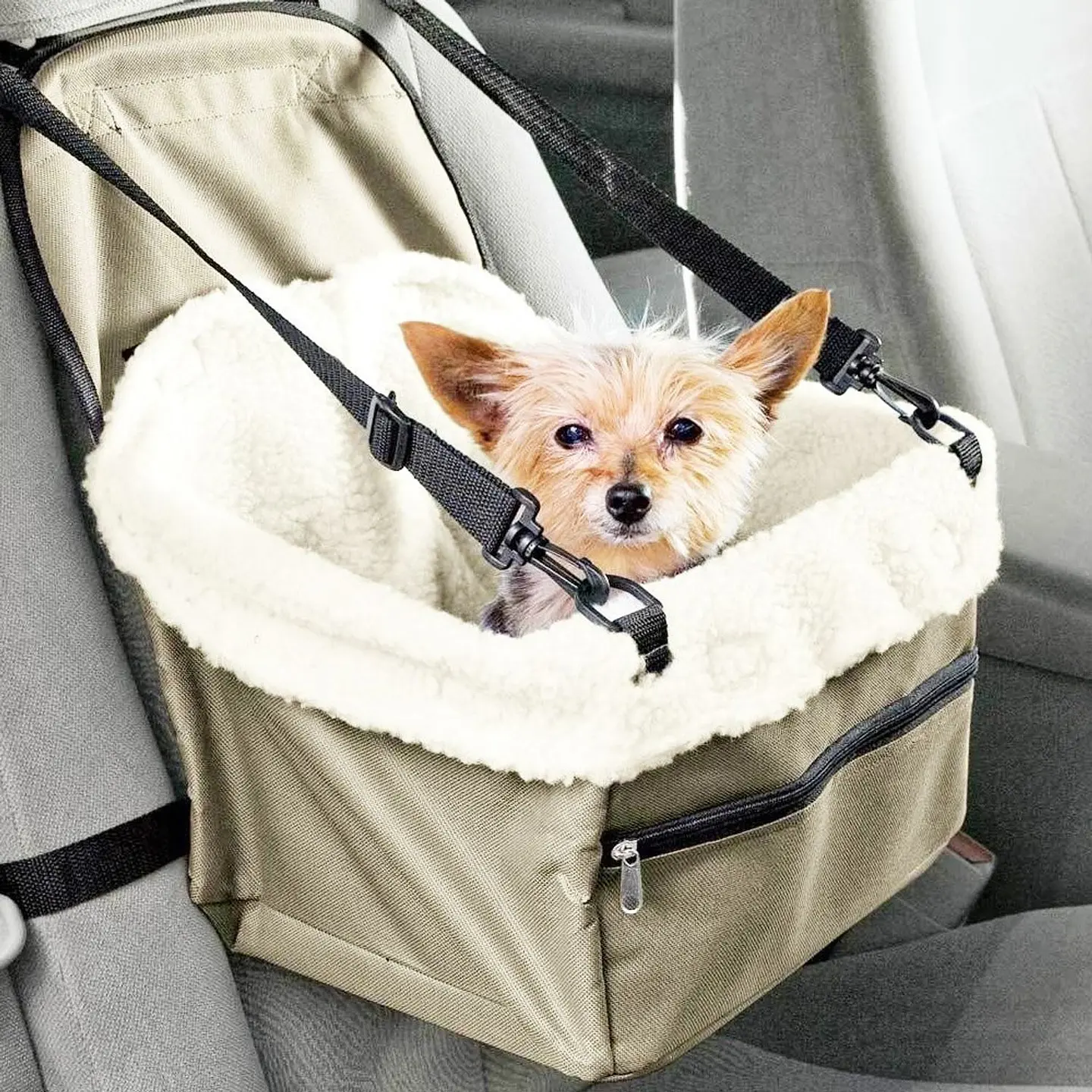 ASIENTO DE MASCOTAS PARA AUTO 5