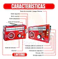 RADIO AM-FM CON LINTERNA CON PANEL SOLAR A PILAS Y RECARGABLE - Miniatura 2