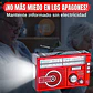 RADIO AM-FM CON LINTERNA CON PANEL SOLAR A PILAS Y RECARGABLE - Miniatura 3