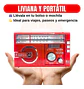 RADIO AM-FM CON LINTERNA CON PANEL SOLAR A PILAS Y RECARGABLE - Miniatura 4