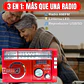 RADIO AM-FM CON LINTERNA CON PANEL SOLAR A PILAS Y RECARGABLE - Miniatura 8