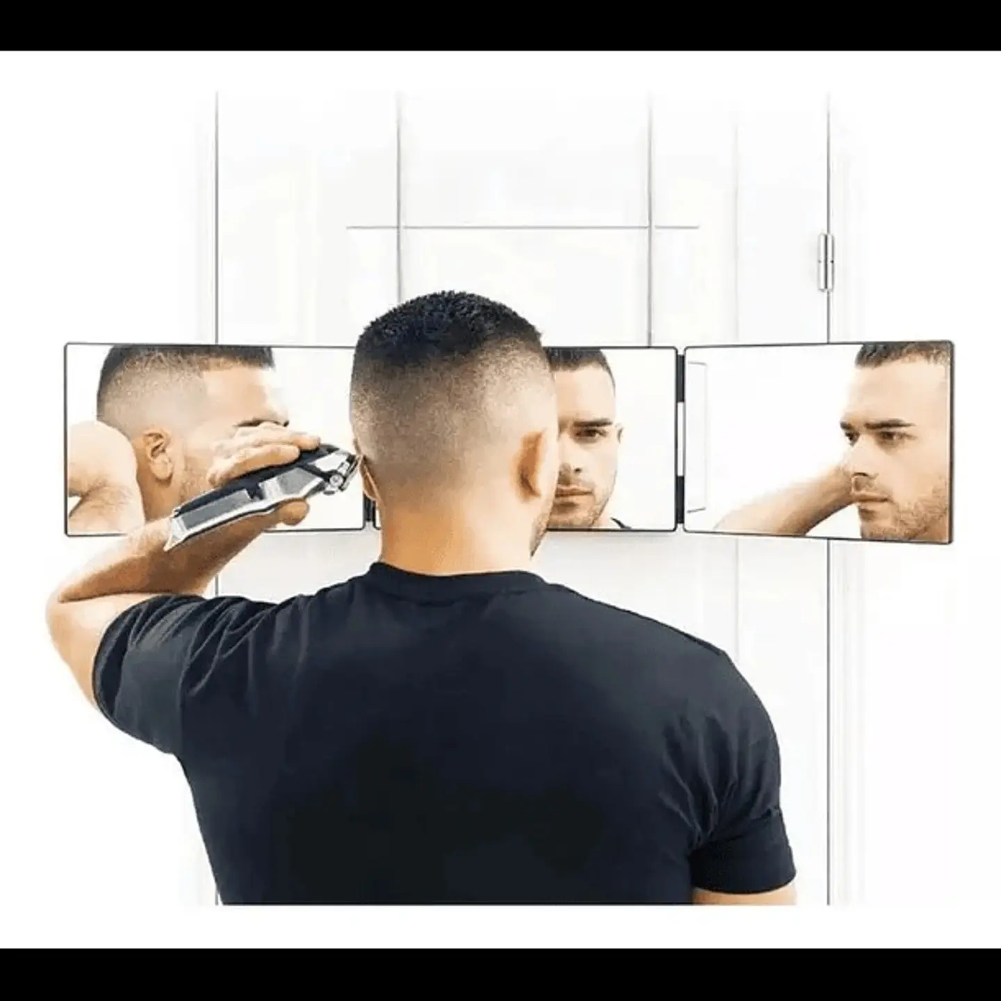 Espejo De 3 Vías Para Corte De Pelo Automático 4