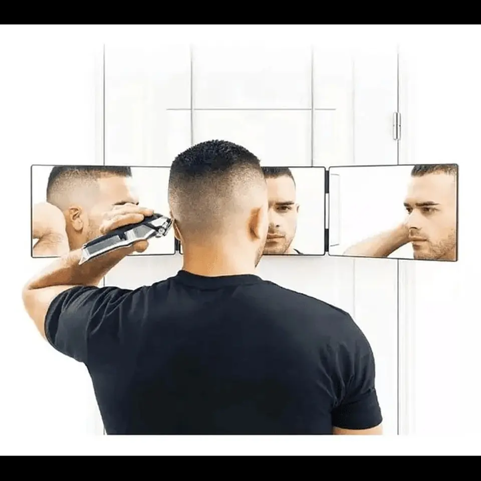 Espejo De 3 Vías Para Corte De Pelo Automático 4