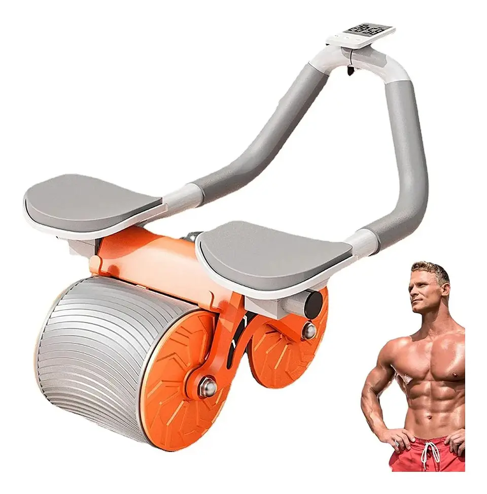 Rueda Abdominal con Soporte en Codos y Rebote Automático 2