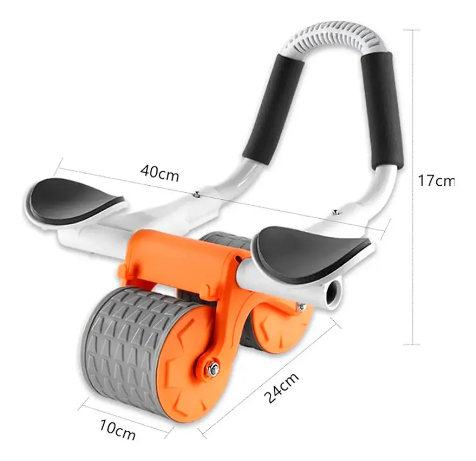 Rueda Abdominal con Soporte en Codos y Rebote Automático 3