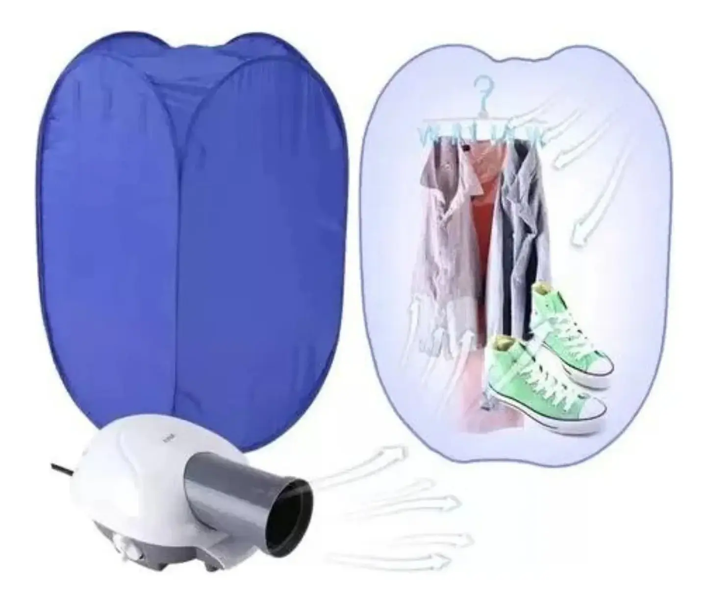 Secadora Portátil de Ropa Plegable 1kg 7