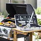 MALETA DE LUJO CON SET PARRILLERO DE 18 PIEZAS ACERO INOX - Miniatura 1