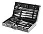 MALETA DE LUJO CON SET PARRILLERO DE 18 PIEZAS ACERO INOX - Miniatura 2