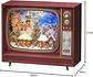 Televisión Vintage con Música y Luz LED Navideña - Miniatura 2