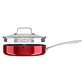 Bateria De Cocina 11 Piezas Antiadherente Aluminio Granito C Rojo - Miniatura 7