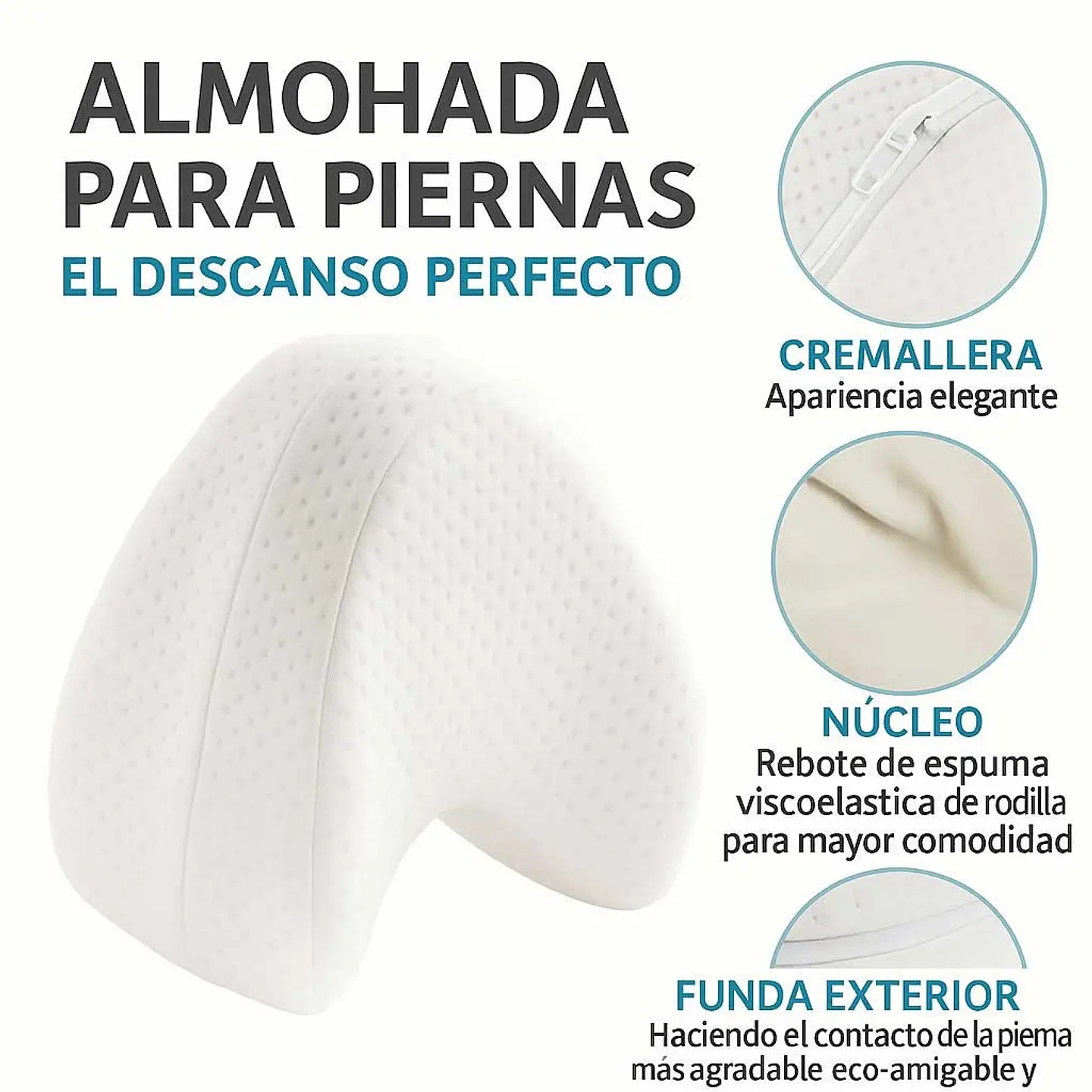 Almohada para Piernas el descanso perfecto 2