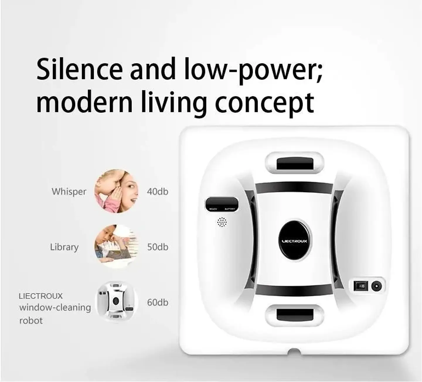 Aspiradora Robot Limpia Ventanas Thor V-BOT 4