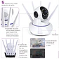 CAMARA SEGURIDAD IP WIFI HD MOTORIZADA VISION NOCTURNA 360º - Miniatura 2