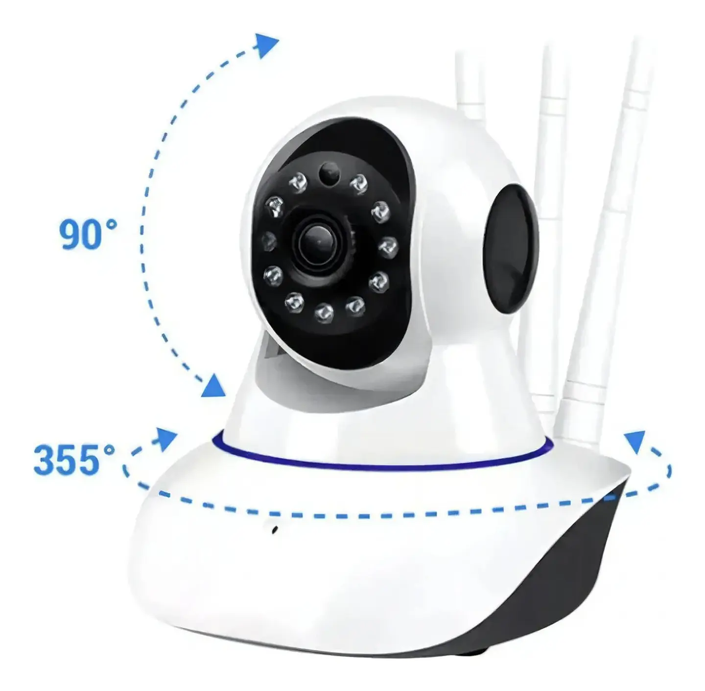 CAMARA SEGURIDAD IP WIFI HD MOTORIZADA VISION NOCTURNA 360º 6