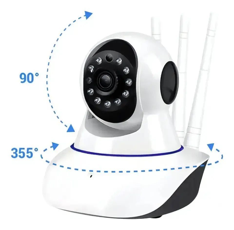 CAMARA SEGURIDAD IP WIFI HD MOTORIZADA VISION NOCTURNA 360º 6