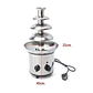 Cascada Fuente Chocolate Fondue 4 Niveles Acero Inoxidable - Miniatura 4