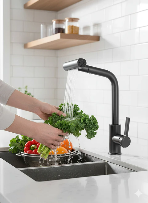 GRIFO 4 EN 1 360° PARA COCINA
