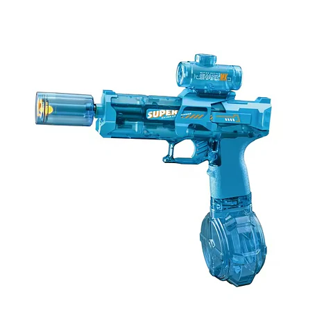 PISTOLA AGUA ELECTRICA CON LUZ, 300 ML