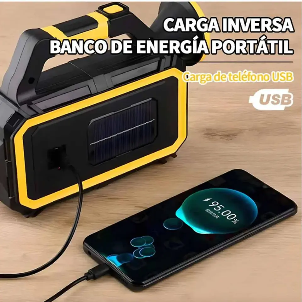 Linterna solar LED MOVI 3