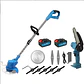 SET DE JARDIN 2 EN 1, ORILLADORA DESBRPSADOR Y MINI MOTOSIERRA - Miniatura 2